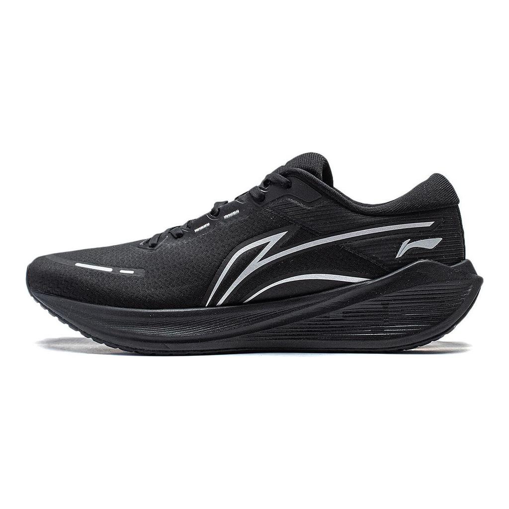 Li Ning MINE V2 Cushioning Slip Resistant Abrasion Resistant Low top Running Shoes Men's Black ARST053-1