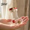 Plush Glitter Stocking Ornaments Fillable Christmas Acrylic Ornament Transparent Candy Filled Tree Coin Socks Hanging Decor Santa Snowman
