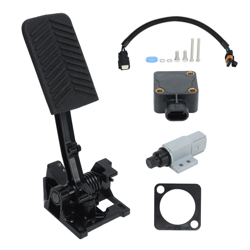 Accelerator Pedal Assembly 626138 Black Sensitive Replacement For E‑Z‑GO RXV 2Five 2008‑up Electric Golf Cart