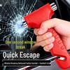 2-in-1 Lifesaving Emergency Hammer with Cutter: Car Safety & Fire Escape Tool