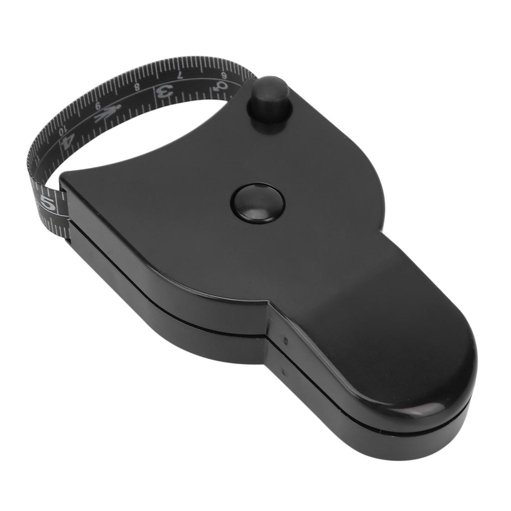 Körpermaßband Doppelskala Gewichtsverlustmaß Messband für Körpernähen Schwarz