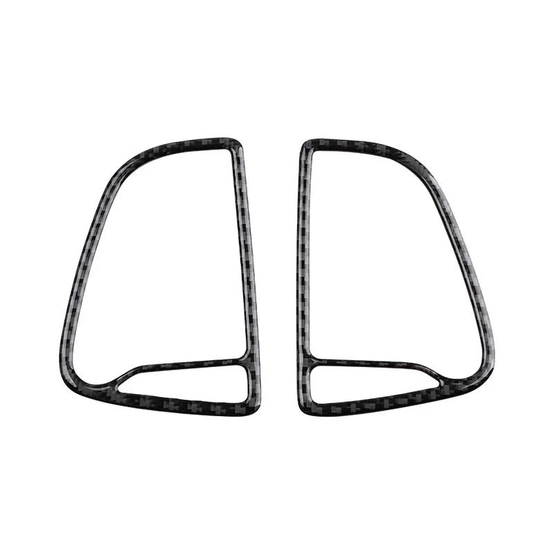 For Dodge Challenge 2015-2024 Accessories Carbon Fiber Interior Central Control Instrument Middle Tuyere Decoration Sticker 5D