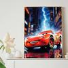 DIY Diamond Painting Lightning McQueen Cross Stitch Kit Mosaic Art Diamond Painting Full Circle Diamond Home Decoration