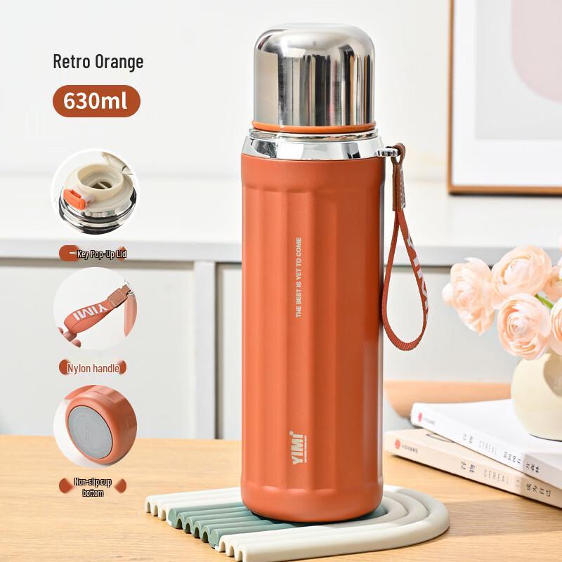 OLOEY 316 Stainless Steel Portable Vacuum Flask