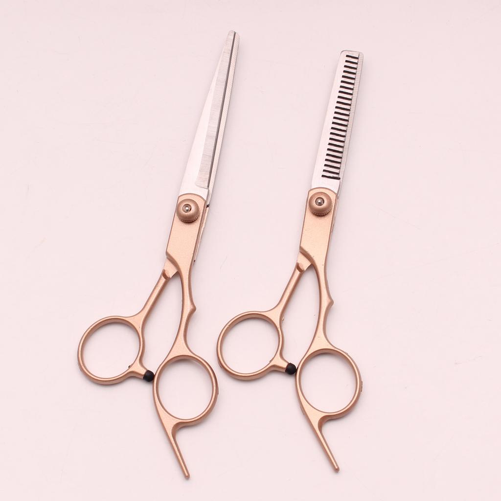 Home Apprentice Practice Haircut Scissors Oblique Tail Split Scissors Stainless Steel Thin Hair Scissors Multi-Color Optional