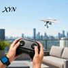 DIY Paper Plane Set RC Airplane Kit, Remote Control Electric Module with Gyro Aircraft Launcher Component Stabilizer, Dual Propellers, for Beginner