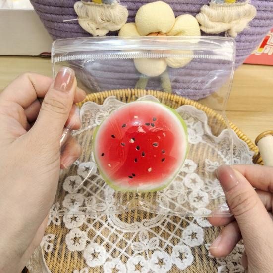 Watermelon Dessert Squeeze Toy Anti-Anxiety Slow Rising Food Squeeze Toy Relaxation Fidget Sensory Pinch Toy Summer Party Favors
