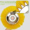 8 Inch Universal Grass Trimmer Weed Brush Mowing Head Nylon Wire Wheel Trimmer Brush Weeder for Garden Weed Lawn Garden Tools