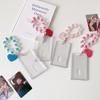 Love Heart Pendant Photocard Holder Snowflake Idol Card Display Protector School Stationery