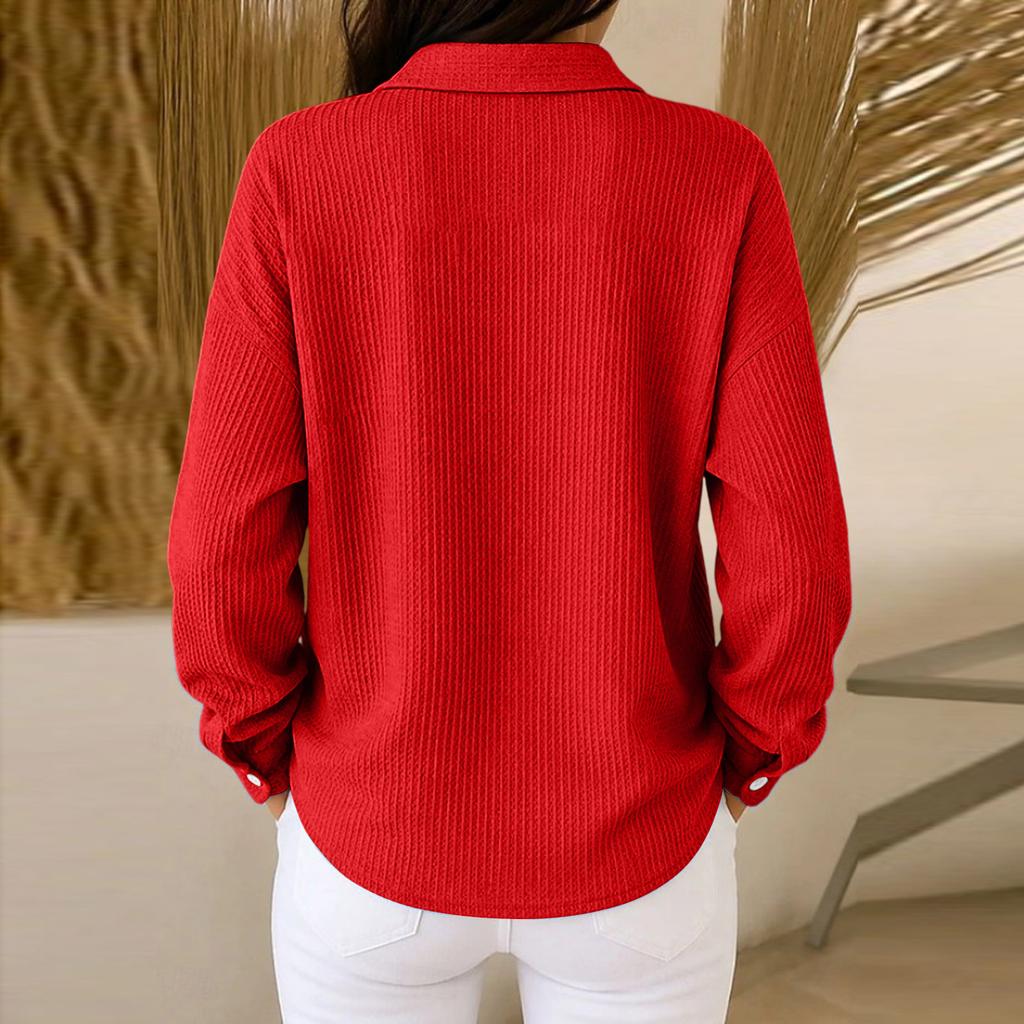 Women's Casual Knit Cardigan Button Front Lapel Collar Lightweight Outerwear