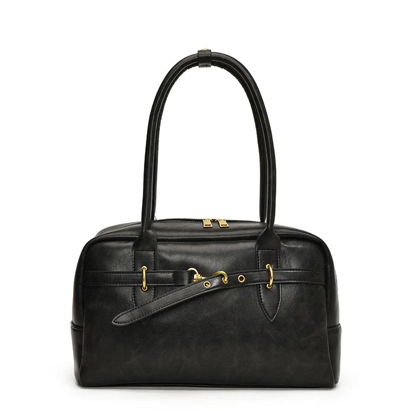 

Сумки-тоуты из искусственной кожи для женщин, зимние, 2000-е годы, корейские женские модные сумки через плечо