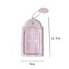 PVC Photocard Holder Keychain Angel Wings Cartoon ID Badge Holder Hanging Decoration Idol Card Display Protector