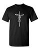 Jesus Cross T-Shirt Christian Religious Faith Church T-Shirt