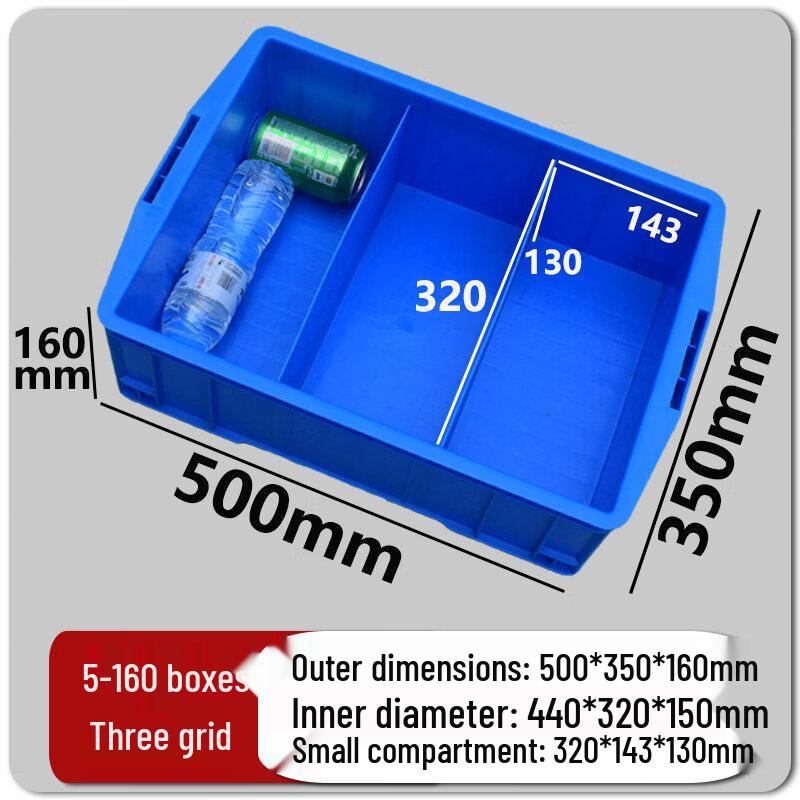 Multi-Grid Plastic Parts Storage Organizer Box