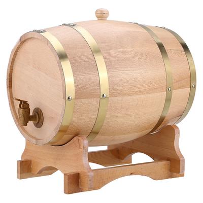 Botte di legno di quercia d'epoca per vino, birra, whisky, rum, porto