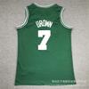 Embroidered Boston Celtics Jersey 7 Jaylen Brown NBA Basketball Uniform Men Women