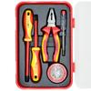 AIWEIBO 1000V Insulated Electrician Tool Set: Needle Nose Pliers, Diagonal Cutting Pliers, Screwdriver.