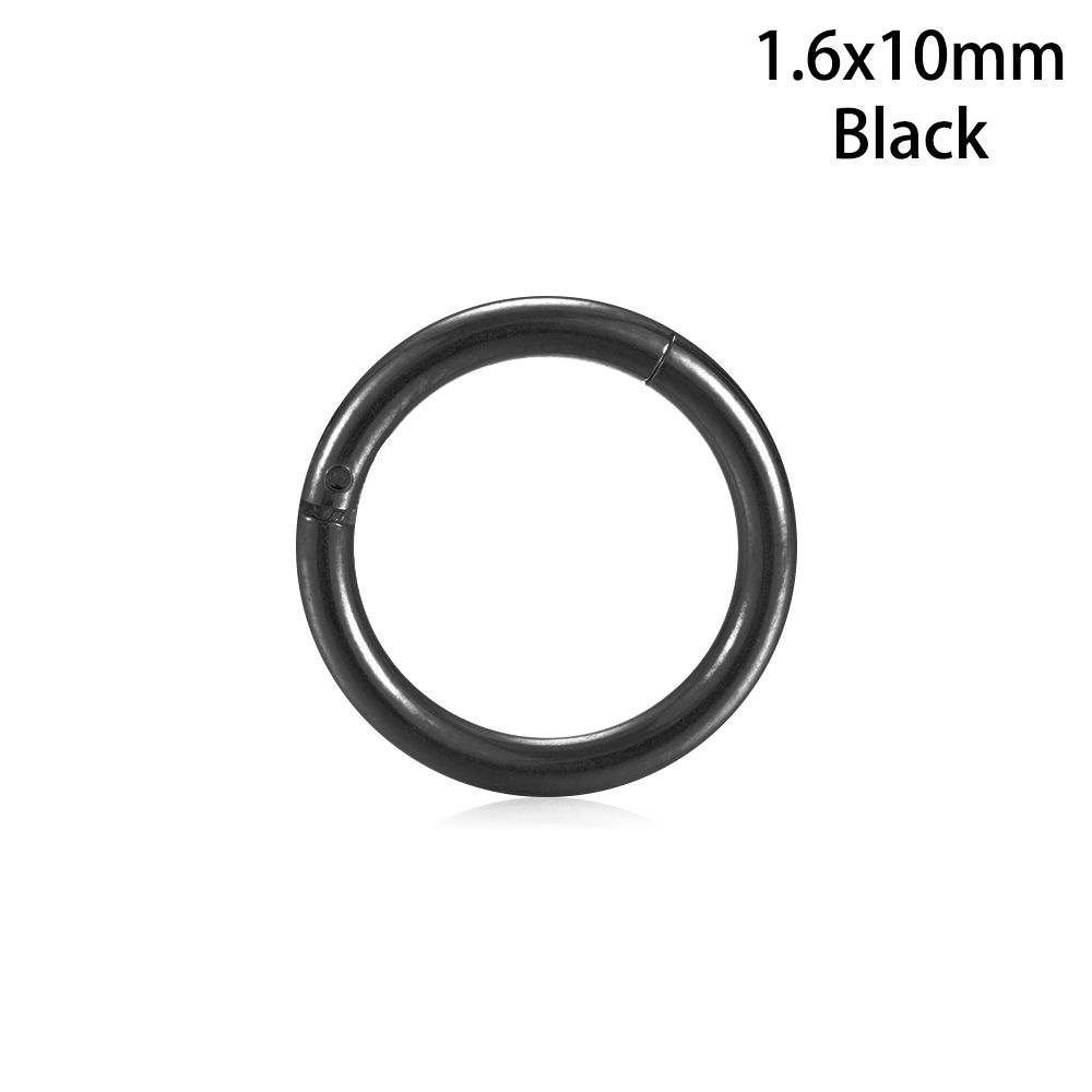 1Pc Hot Unisex Titan Stahl Scharnier Segment Ohr Helix Tragus Nase Hoop Lippen Ring Piercing Septum