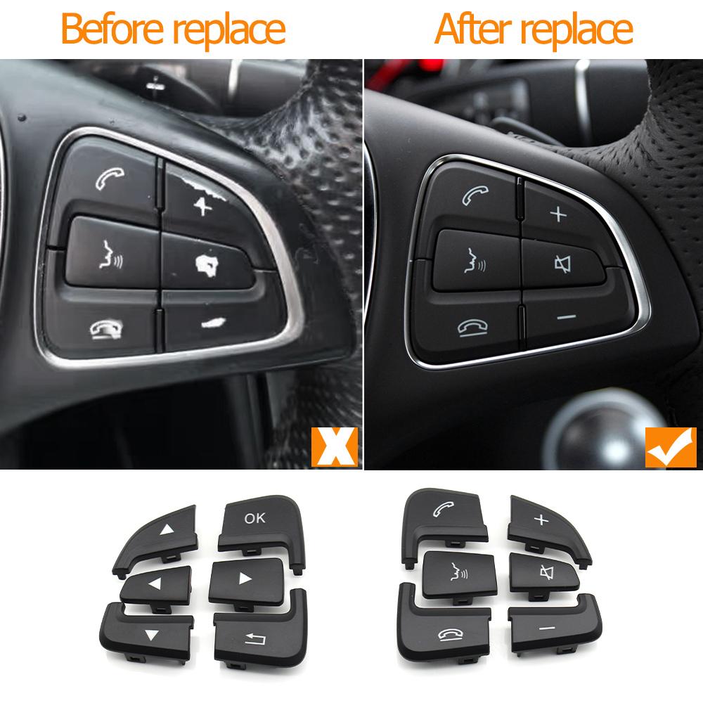 Auto-Lenkrad-Menüsteuerungsschaltertasten für Mercedes Benz AB GLA GLS GLE V-Klasse W176 W246 W156 W166 W292 W117 W218 W231