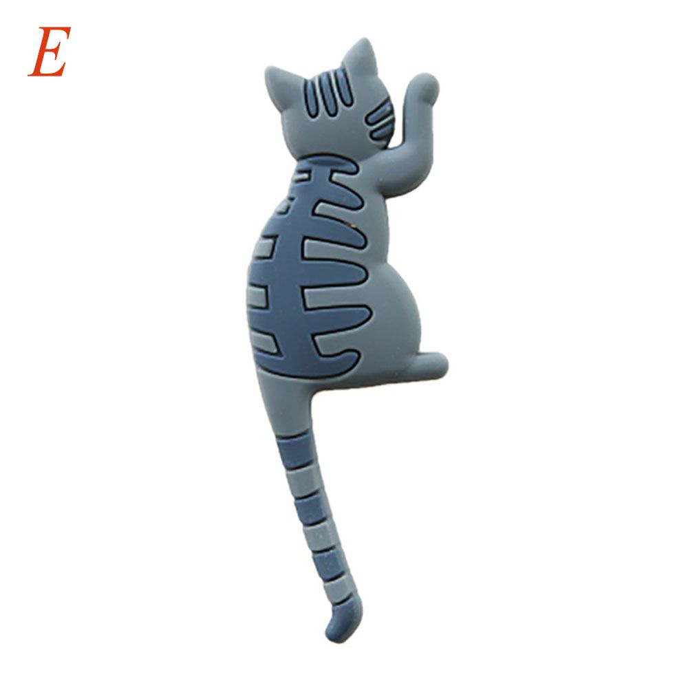 Universal Lovely Cartoon Hooks Cat Fridge Magnet Refrigerator Sticker