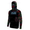 Mens Fishing Hooded Long Sleeve UPF 50 Sun Protection Rash Guard Outdoor Breathable Quick Dry Apparel