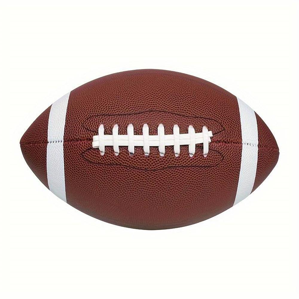 

Стандартное регби, студенческая командная спортивная игра, обучение надувному воздушному шару, спортивное оборудование в помещении и на открытом воздухе коричневый