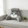 Large Wedge Backrest Pillow with Lumbar Support - Reading Pillow for Bed, Sofa, Floor, Office Chair, Removable Washable Cover