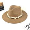 Spring And Summer New Sunshade Straw Hat Women'S European And American Style Fashion Streamer Top Hat Outdoor Sunscreen Versatile Hat