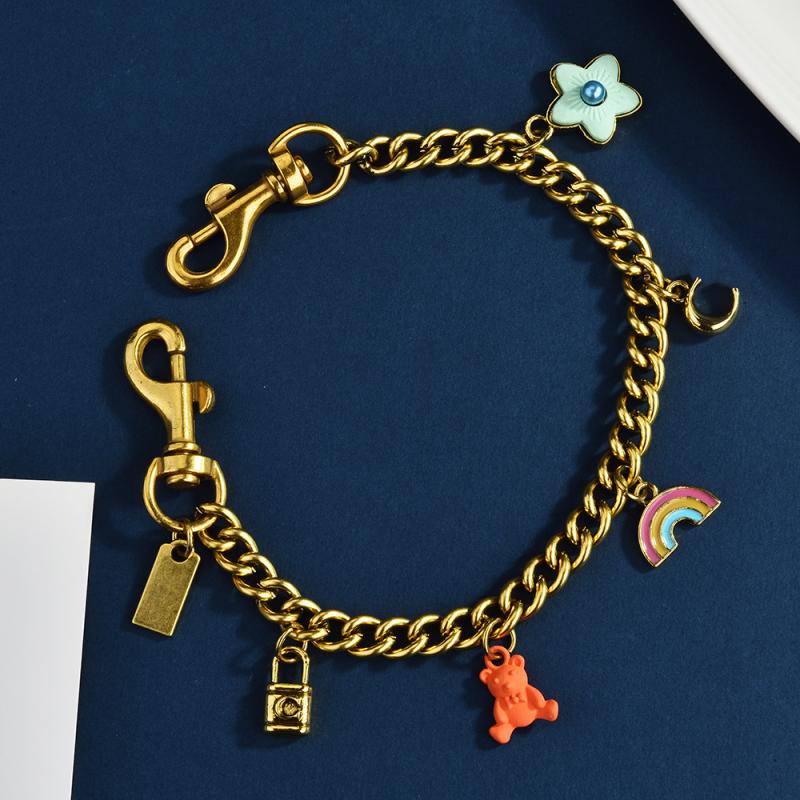 Versatile Metal Purse Chain Strap For Women Trendy Handbag Shoulder Bag Pendant Chain Cute Bag Pendant Decoration Accessories
