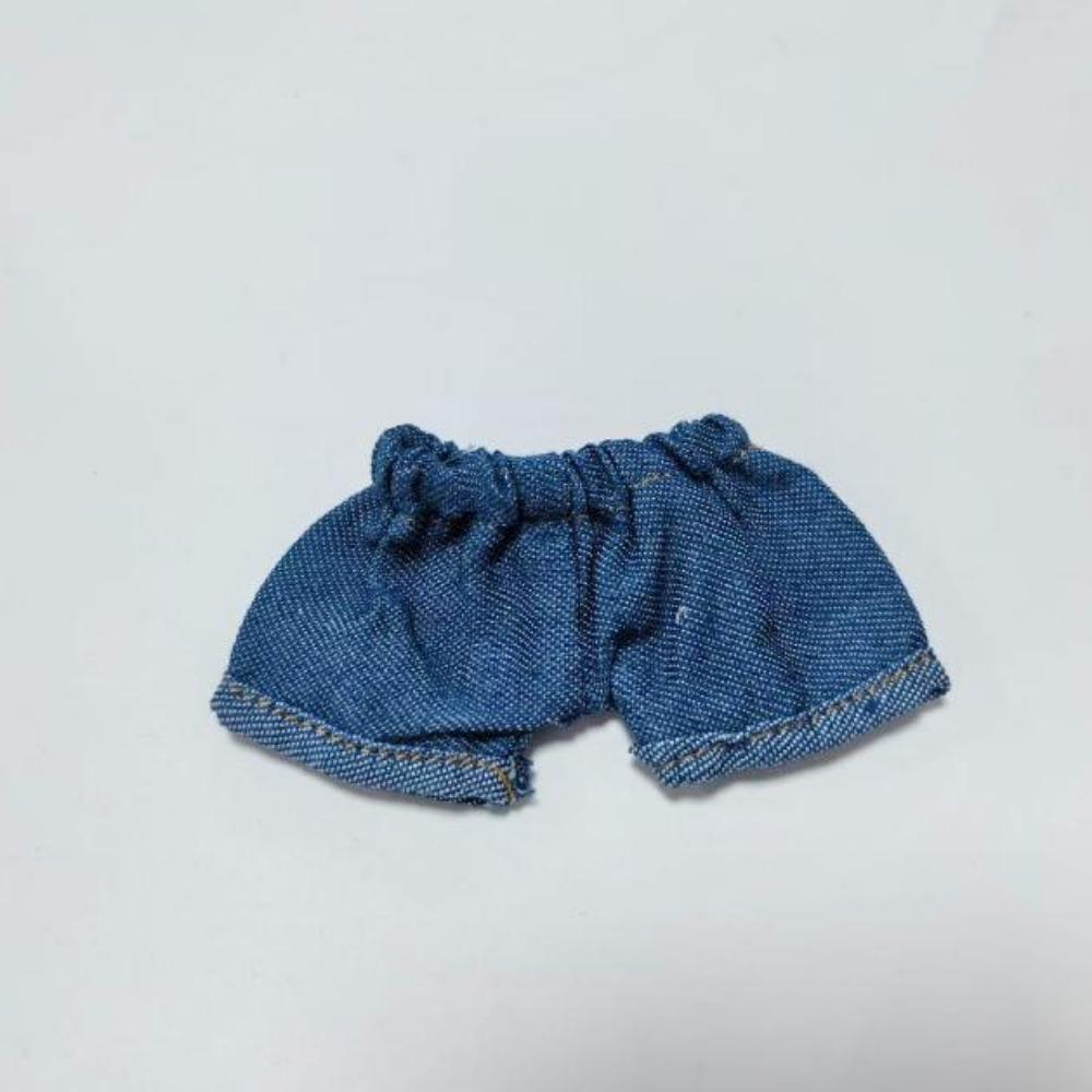 Casual Wears Doll Shirt Clothes Cute Jeans Shorts Doll Pants Suit  For 17cm Cotton Doll