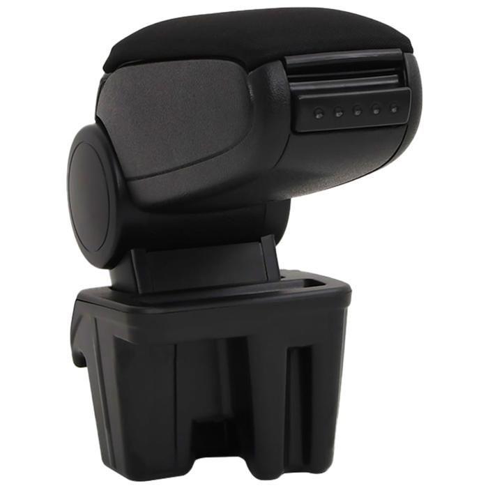VidaXL Accoudoir de voiture noir 15x31x(28-44) cm ABS 154682