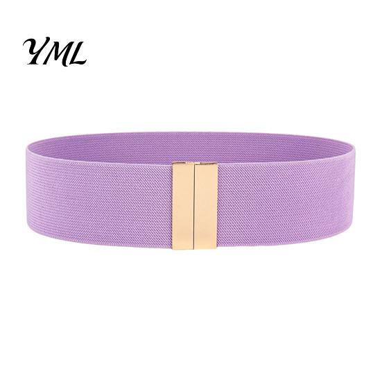 High Quality Elastic Belt Wide Waist Belt, Adjustable Stretchy with Metal for Women Square Buckle, Stylish Slimming Waistband Dresses And Jeans Casual