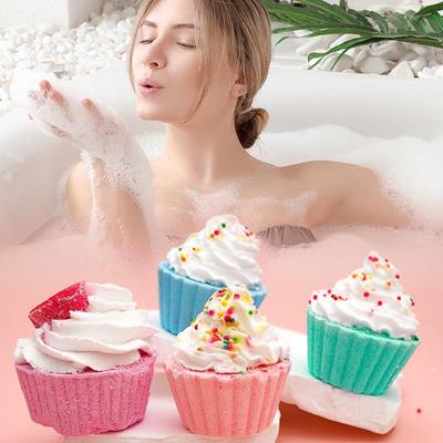Cake Shape Bath Salt Ball 85g Essential Oil Bath Fragrance Explosive Bath Bombs Ball