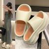 Fashion Thick EVA Slippers 2024 New Summer Women's Slippers Wear Home Platform Sandals Fashion Outwear Non Slip Elevated Slippers Women