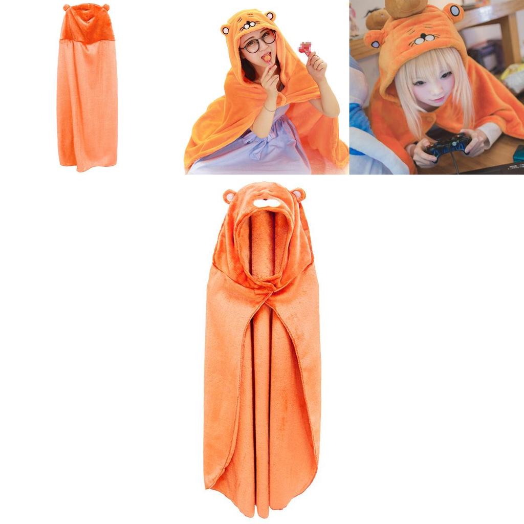 Mājīgs Himouto! Umaru-chan Otaku Cosplay Kostīms Flaneļa Sega Kapucis Apmetnis