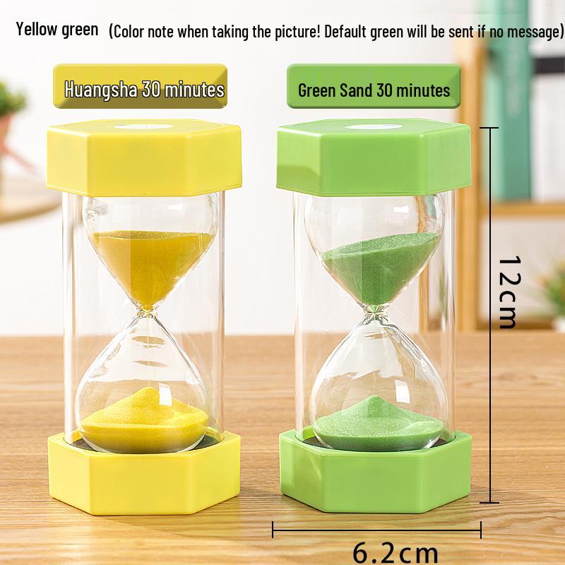 45-Minute Drop-Proof Hourglass Timer for Kids - Toothbrushing and Time Management Tool