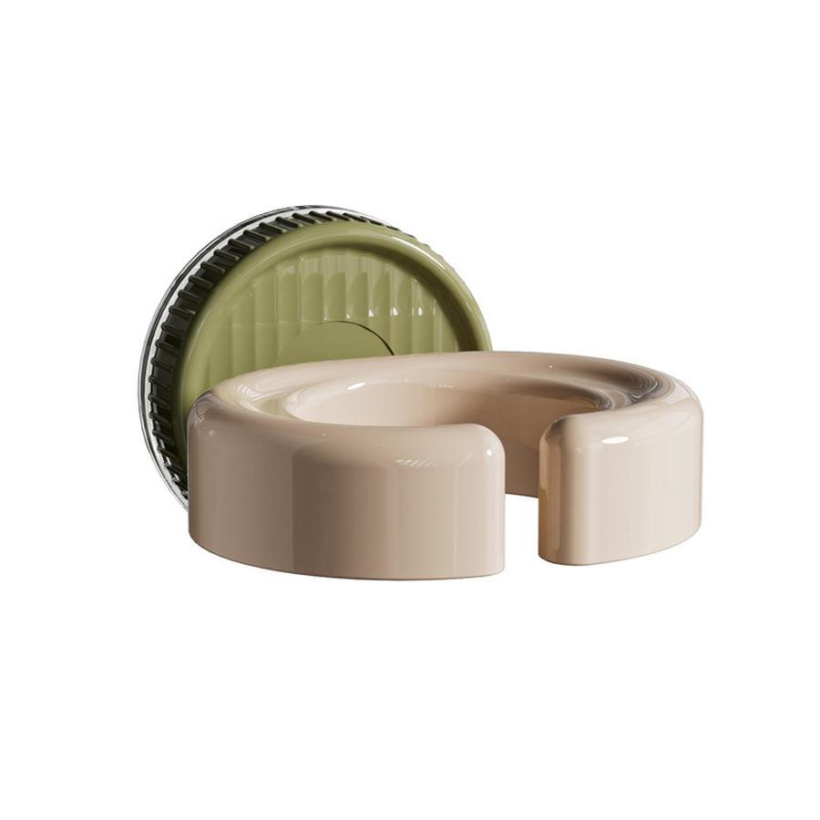 5 pcs Wall Mounted Hair Dryer Rack Holder with Suction Cups - No Drilling Bathroom Organizer