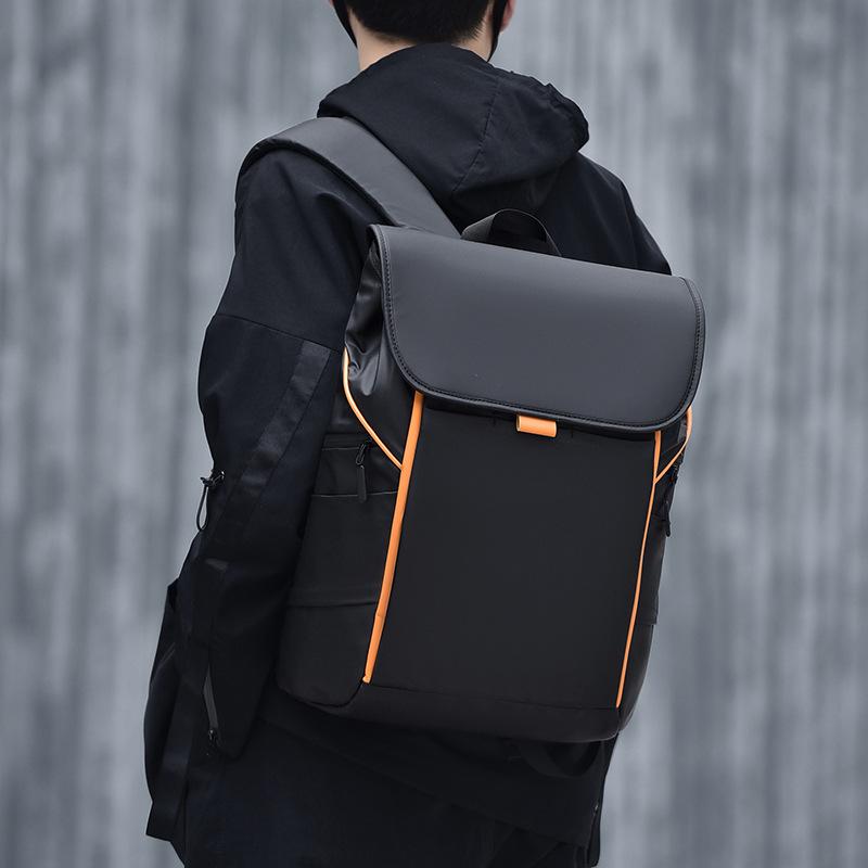 New men's backpack, business commuter backpack, large-capacity waterproof computer bag, fashionable and lightweight backpack.