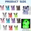 Xiaomi 7/14/21Pcs Luminous Mini Resin Panda Figurines Glow in The Dark Panda Animal Miniature for Landscape Garden Home Decor