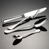 304 stainless steel, forged western lace Garvey knife, fork and spoon hotel restaurant steak knife and fork set