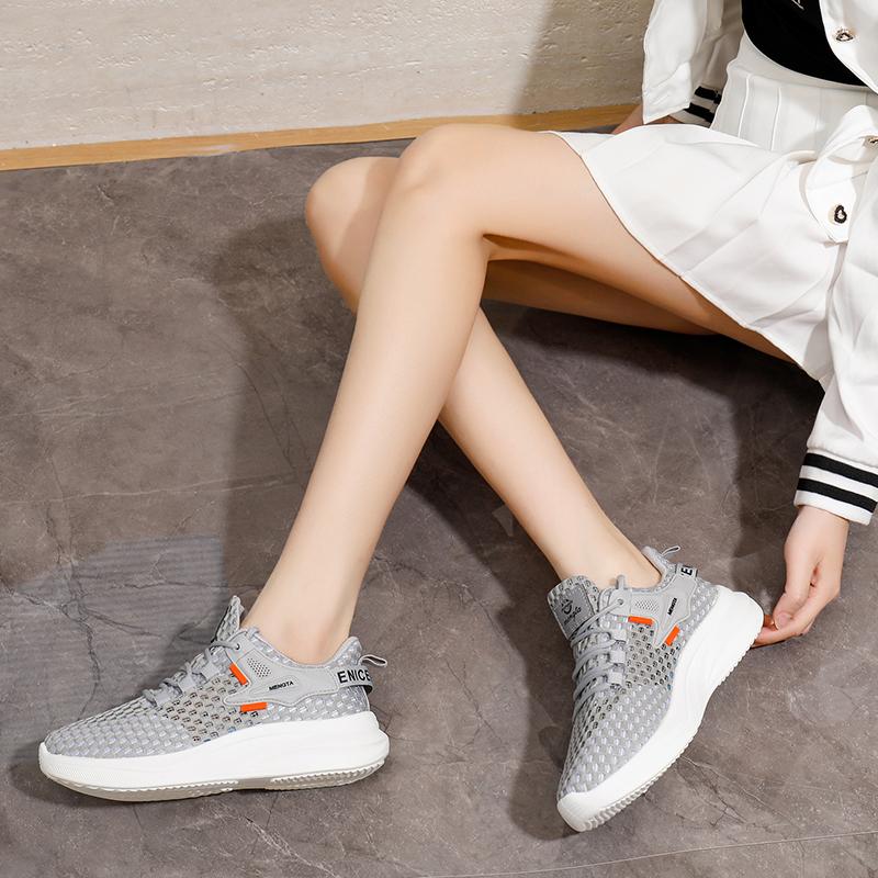 Fashion Summer Mesh Lightweight Running Shoes Women Jogging Casual Sneakers Ladies Fashion Non-Slip Fitness Tennis Outdoor Soft
