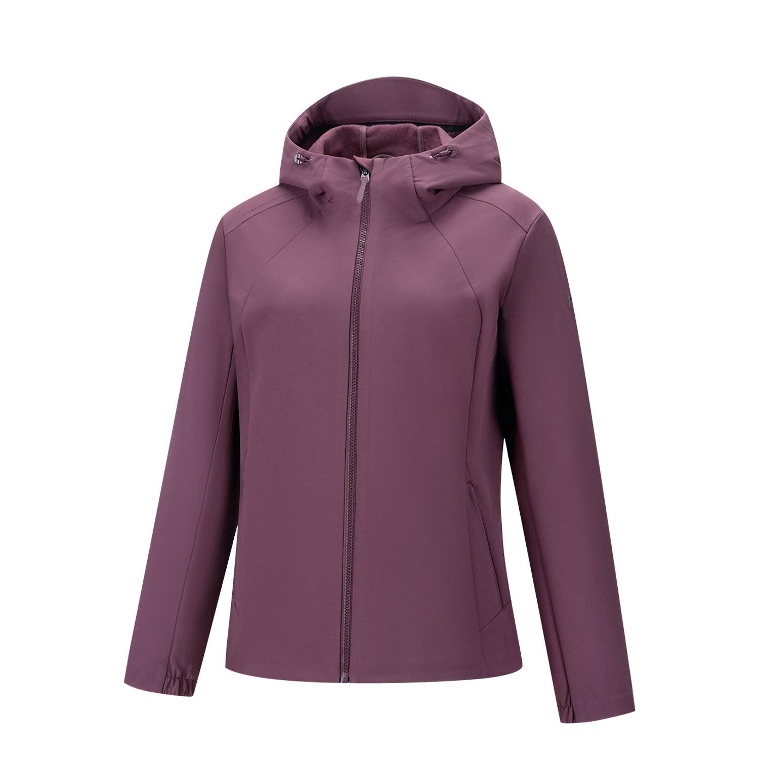 Женская ветровка Li Ning серии Honor Gold Standard с флисовой подкладкой, однотонная, куртка AFDWB70-2 S