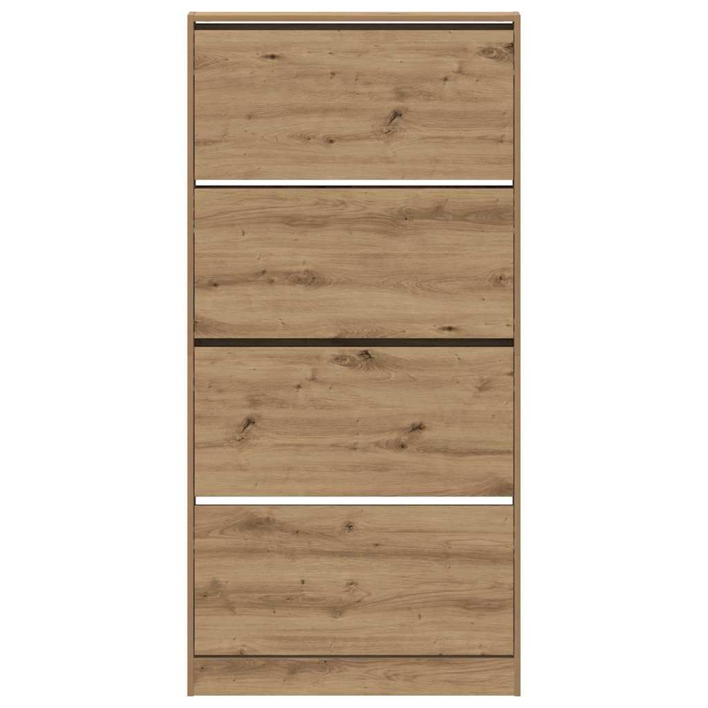 Shoe Cabinet Artisan Oak 80 x 21 x 163.5 cm Particleboard