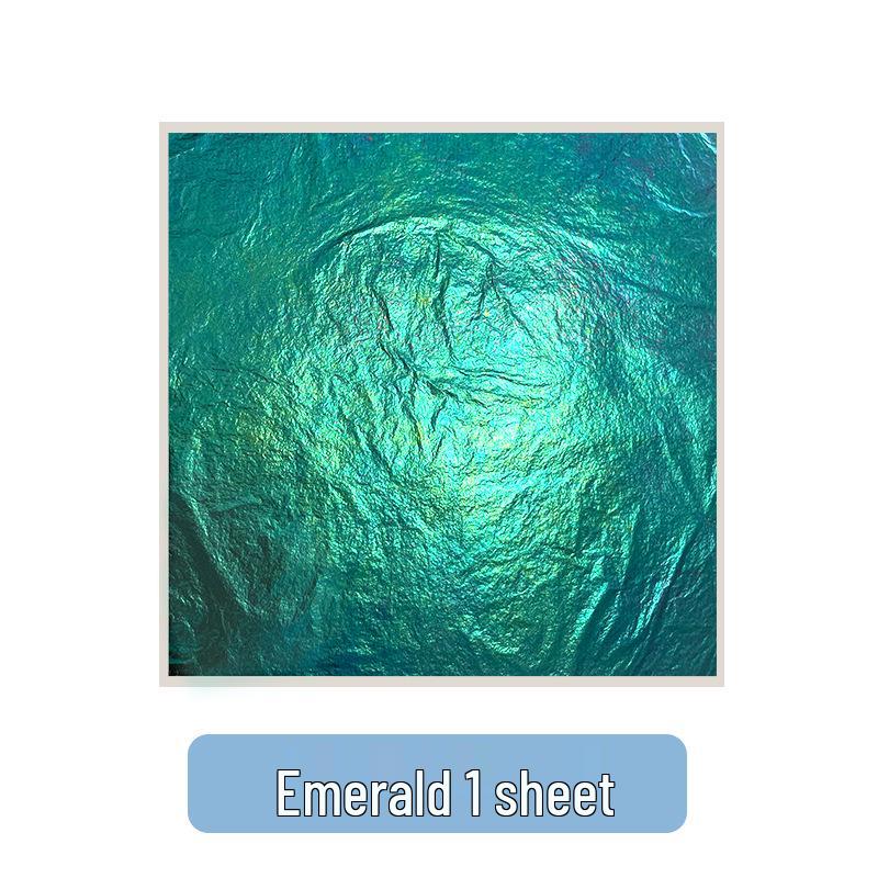 Handmade Colored Gold Foil Paper for DIY Craft and Rock Painting