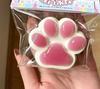 Süße Katzenpfote Weiches Quetschspielzeug Langsamer Rückprall Stressabbau Katzenkralle Kneten Entspannungsspielzeug Squishy Fidget Spielzeug