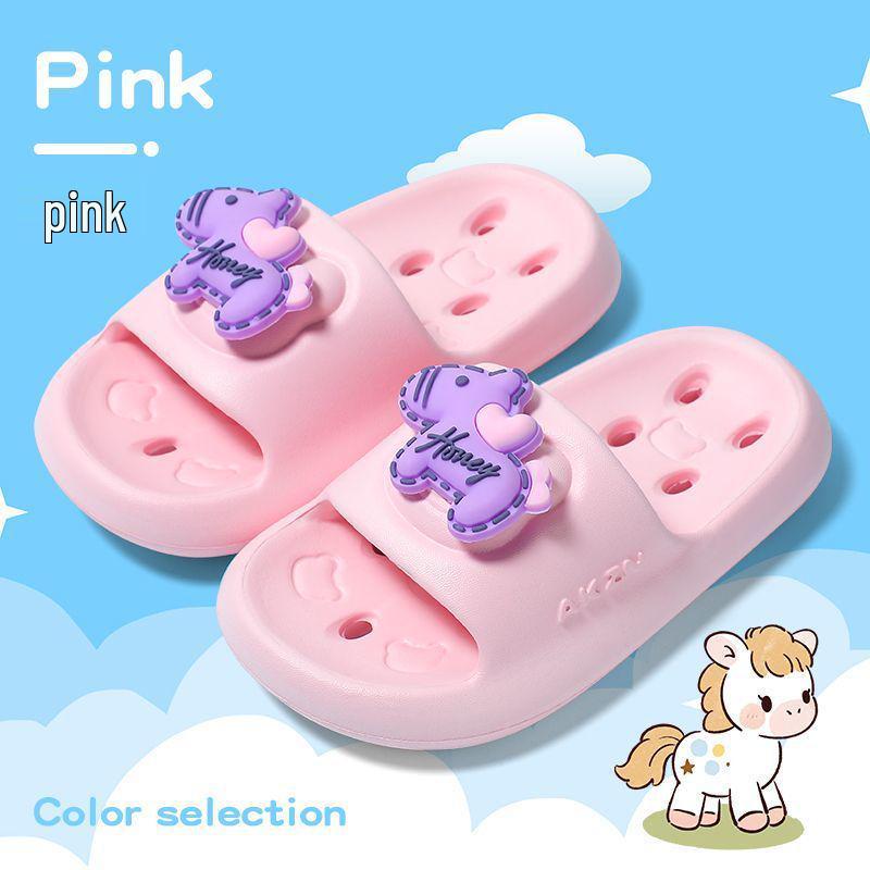 Children's Quick-Dry Anti-Slip Bathroom Slippers - Boys & Girls Summer Shower Sandals