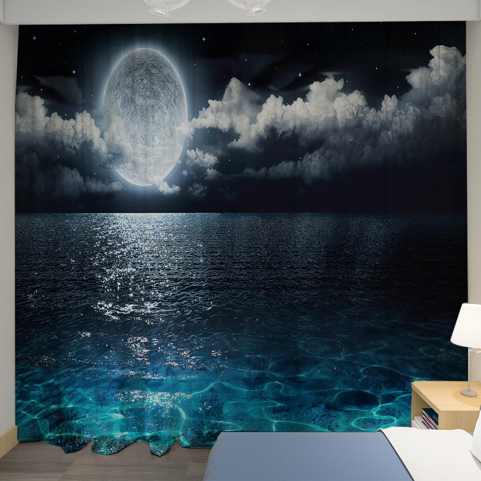 

Пейзаж Холодный УФ Раздвижные В помещении Открытый Естественный Изменить Атмосферу Ширина 100 x Длина 110см x Комплект CL0036XXXS Двусторонние Шторы,