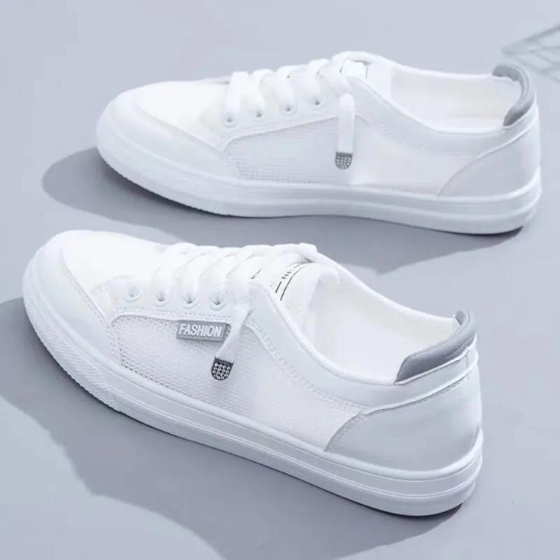 Fashion Little White Shoes Women's Spring/Summer New Mesh Shoes Breathable Mesh Versatile Thin Casual Thick Sole Shoe