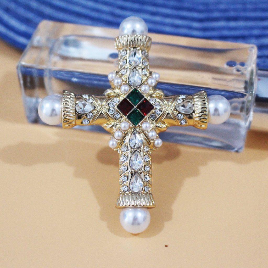Spilla Cristallo Animale Stile Palazzo Vintage con Strass per Donne e Uomini