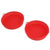 2 PCS Kitchen Fryer Silicone Liners Basket Foldable Reusable Kitchen Fryer Silicone Pot Bowl for Kitchen Fryer